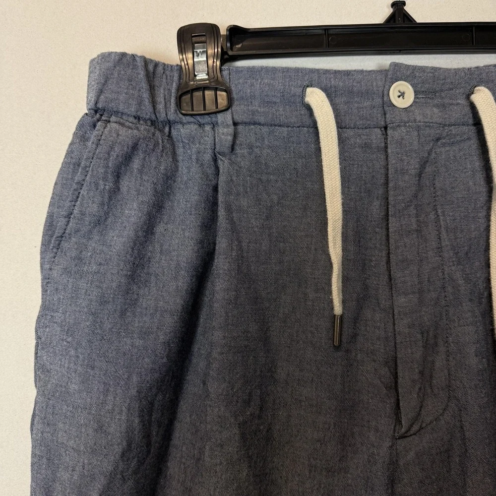 Todd Snyder Blue Drawstring Chinos